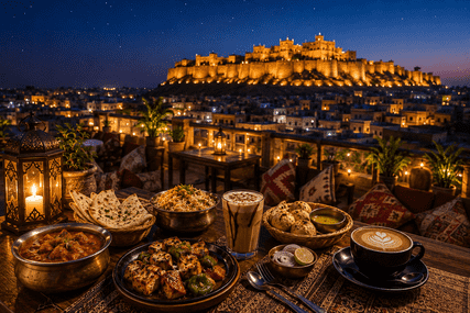 Night Dining in Jaisalmer | Fort Views & Late Night Eats